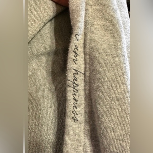 Peace Love World - Cotton - Heather Gray - Zip Up Sweatshirt Hoodie - 1X - Picture 9 of 10